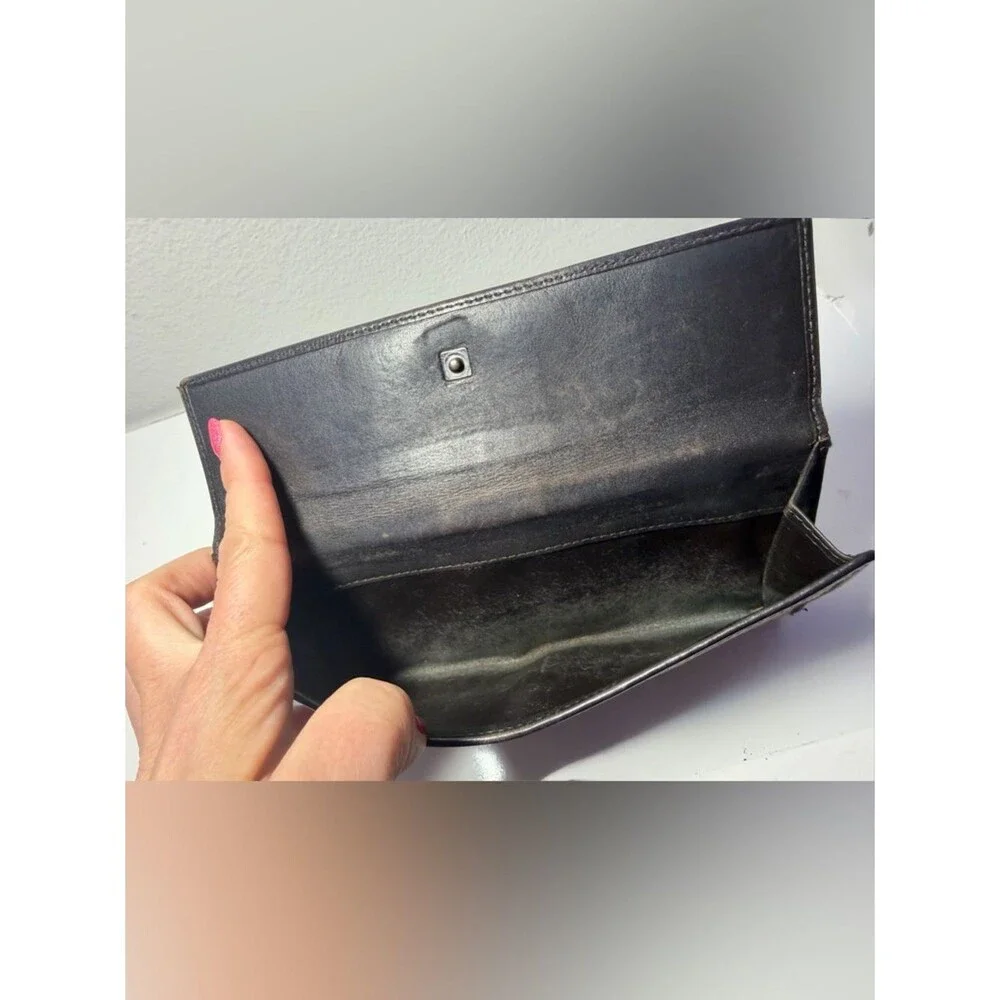 Gucci Brown and Beige Monogram Continental Wallet (Fair) - Picture 4 of 16